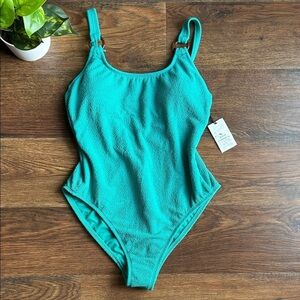 NWT Shade & Shore One Piece Swim Turquoise | Teal | One Piece Swimsuit | Beach